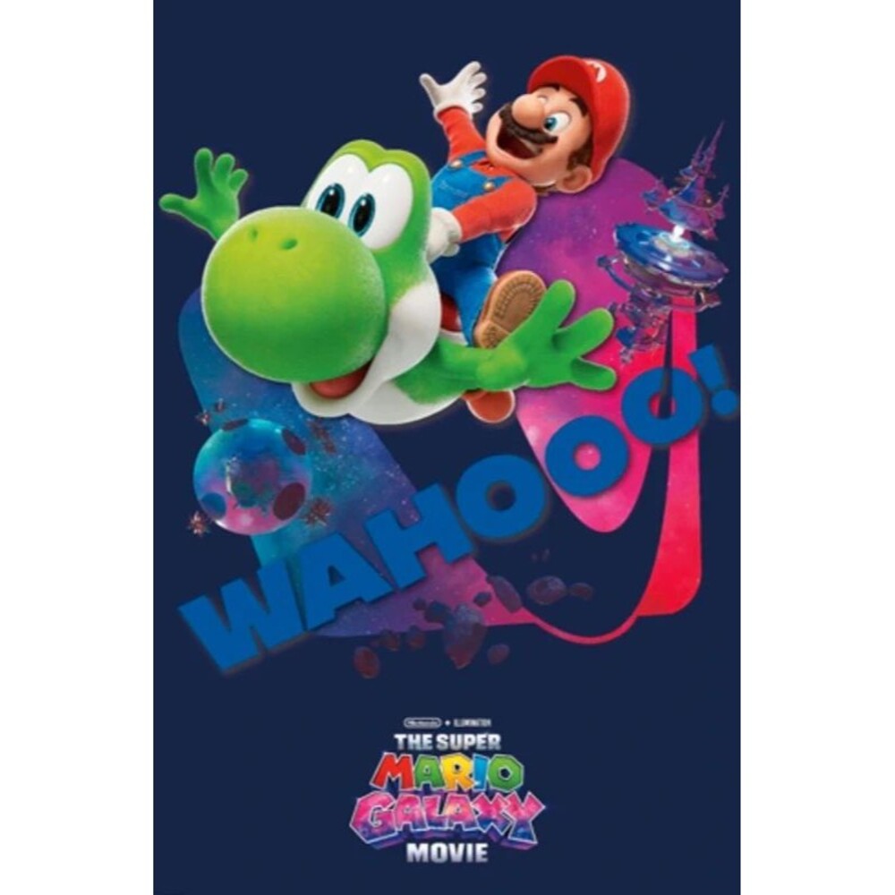 Super Mario Bros Galaxy Movie Poster 22.375 x 34